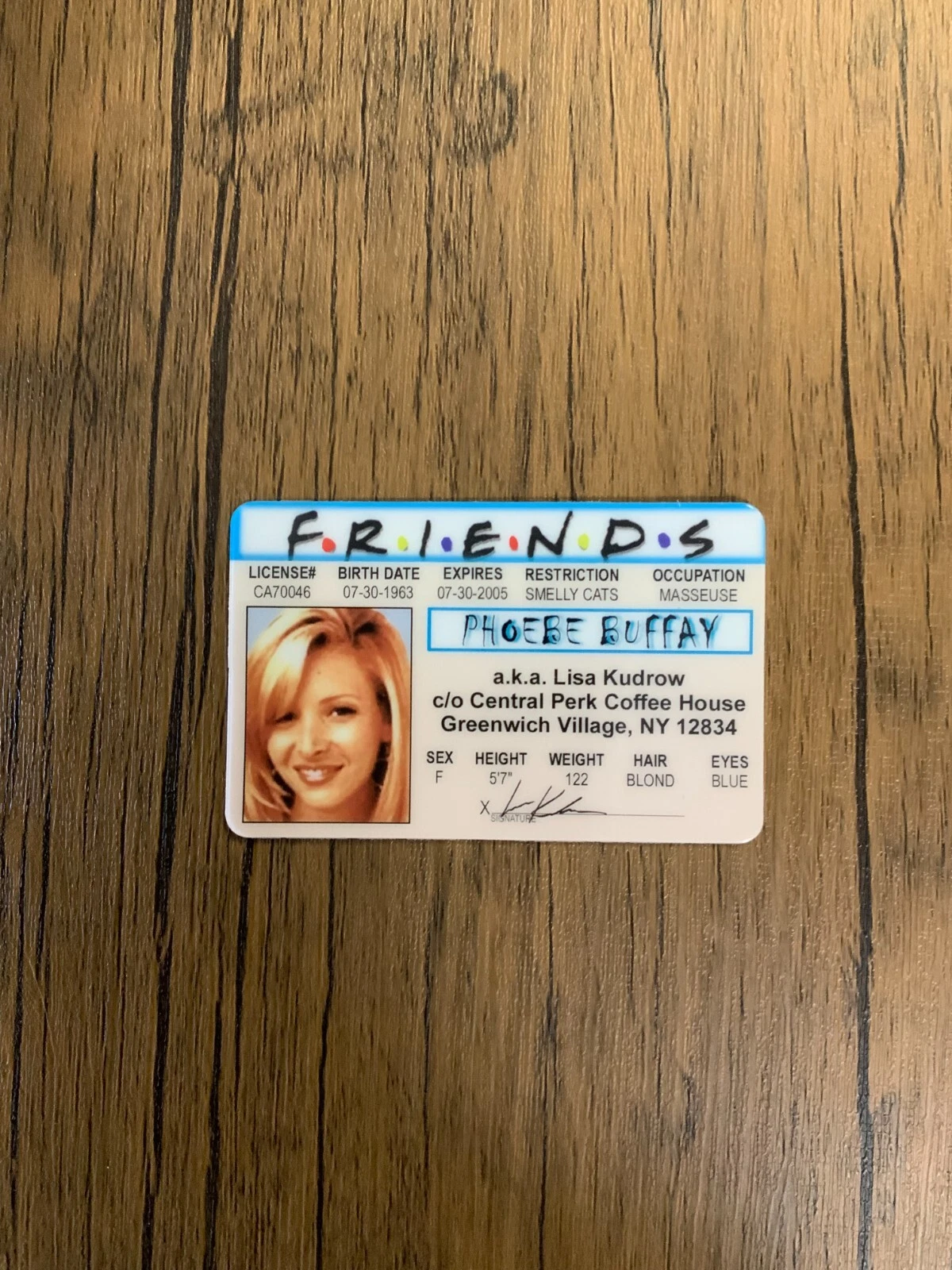 Friends novelty card design, source photo 4