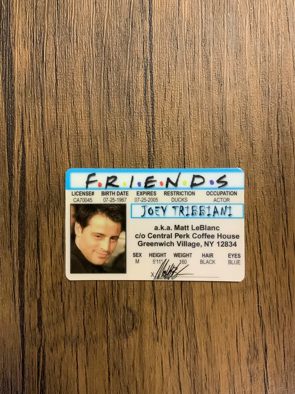 Friends novelty card design, source photo 6