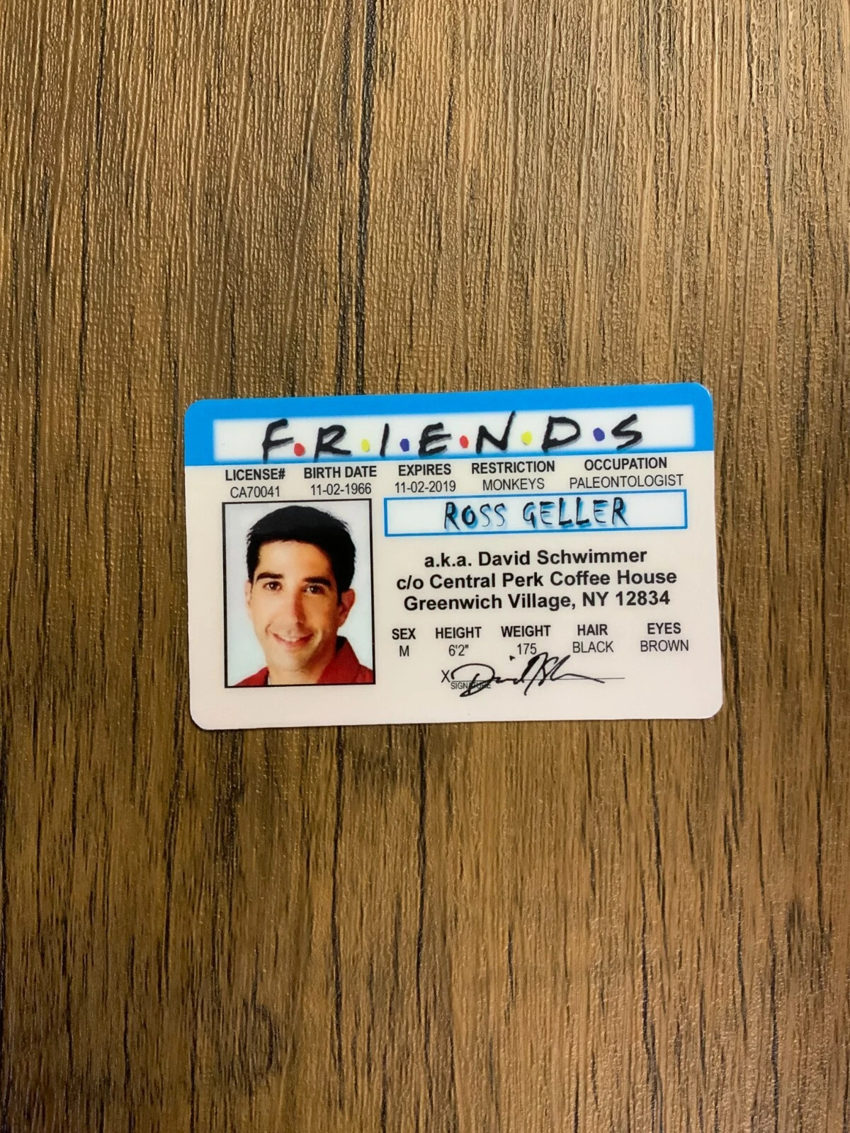 Friends novelty card design, source photo 7