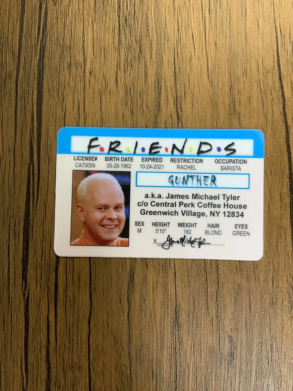 Friends novelty card design, source photo 8