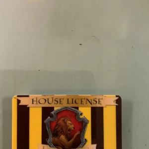 Gryffindor House License Novelty Card front