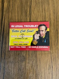 Better Call Saul refrigerator magnet